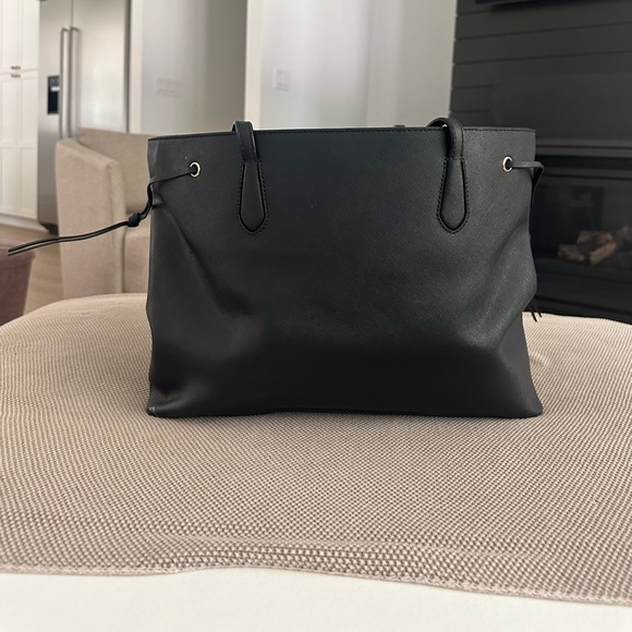 Large Kate Spade Black Leather Tote - Picture 2 of 8